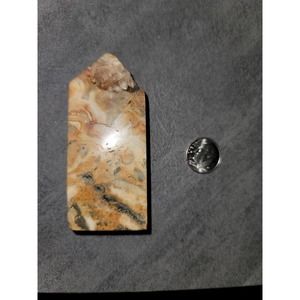 Crazy Lace Agate Tower with Crystal Pocket